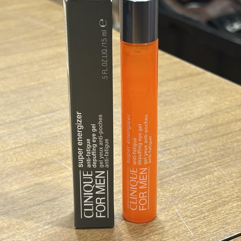 Clinique For Men Super Energizer Eye Gel 0.5oz 15ml Anti-Fatigue Men Puffiness